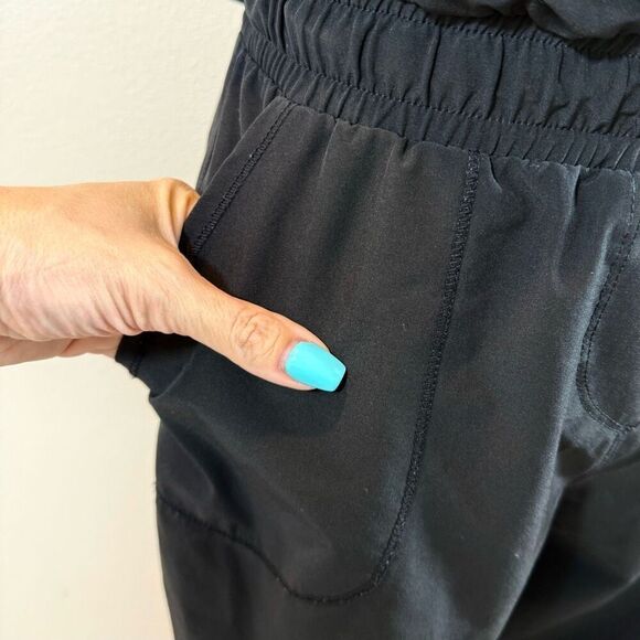 NWOT Albion Cap Sleeve Black Jumpsuit Romper Women's Small - Picture 5 of 16